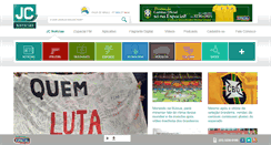 Desktop Screenshot of jcnoticias.com.br