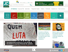 Tablet Screenshot of jcnoticias.com.br
